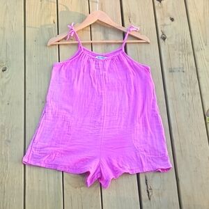 COPY - Pink gauzy romper